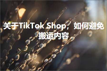 璺ㄥ鐢靛晢鐭ヨ瘑:鍏充簬TikTokShop锛屽浣曢伩鍏嶆惉杩愬唴瀹? width=